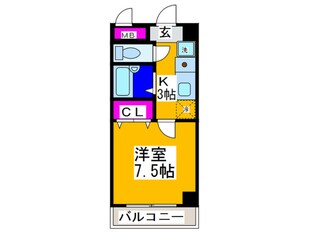 クレシア中百舌鳥の物件間取画像